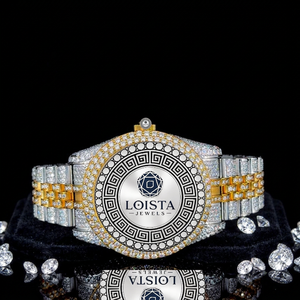 Montre de luxe en quartz et diamant moissanite de haute qualité, marque originale pour hommes et femmes, style hip-hop tendance, brillante et haut de gamme LOISTA - Product Image 2