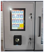 Kiosco Floral Inteligente con Pantalla Táctil y Código QR, Máquina Expendedora de Flores de Autoservicio con Sistema de Pago con Monedas y Fichas