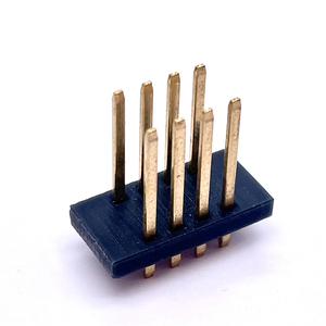 Soulin 2.5*5.2mm Pitch Dual Row connettore di alimentazione maschio dritto 8P spina Dip per UL certificato 2*4P PCB presa in ottone Contact <span class=keywords><strong>Mater</strong></span> - Product Image 3