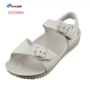 Kids' EVA Sandals With An Ankle Strap Double Buckles Straps