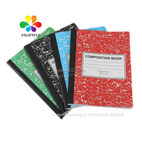 Fournitures scolaires marbre chinois de haute qualité 80 feuilles collège ligné couverture rigide Cahier de composition