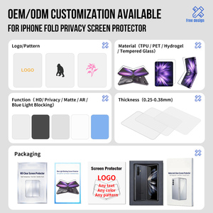 Película de Hidrogel Personalizada OEM/ODM para <span class=keywords><strong>iPhone</strong></span> Plegable, Protector de Pantalla de TPU Anti-Espía y de Privacidad, Calidad Premium, Plegable y Flexible - Product Image 3