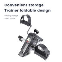 Mini stepper pliable Bellewins avec écran LCD, antidérapant, résistance réglable, outil d'exercice des membres pour la maison et le bureau
