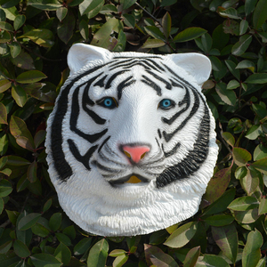 Masque de tigre en latex, masque d'horreur animal, accessoires de performance pour l'année du tigre du zodiaque, accessoire Douyin, coiffe de tigre - Product Image 5