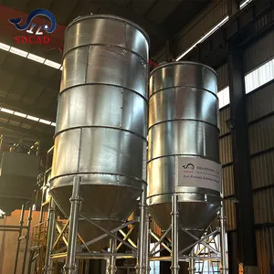 SDCAD bolted Galvanized PET silo