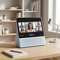 Noryox Pantalla Inteligente con IA para Educación en Línea de 10.95 Pulgadas, Terminal de Videollamadas con Android 14, Cámara de 5MP, Altavoz Hi-Fi de 20W, Tablet PC FHD de 8 Núcleos