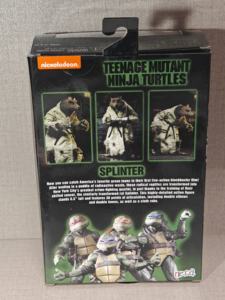 เนก้า มิวเทนท์ นินจา เทอร์เทิลส์ 1990 มาสเตอร์ สปลินเตอร์ แรท สีเบจและสีดำ ของสะสมในกล่อง แอคชั่นฟิกเกอร์ ของเล่น ผลิตในจีน - Product Image 5