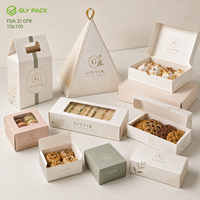 Boîte à dessert pyramidale personnalisée de qualité alimentaire, imprimée sur mesure, pour pâtisseries Kunafa, gâteaux, plateaux de pâtisserie, emballage pour boulangeries et traiteurs