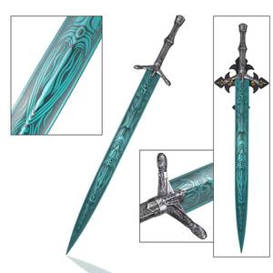 ดาบ Bloodborne ของแท้ รุ่น MS 100 ซม. ใบมีดสีน้ำเงิน Ludwig Holy Moonlight Sword ขนาด 1:1 แบบจำลองสำหรับคอสเพลย์และสะสม - Product Image 1