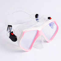 Masque de plongée sous-marine Lunettes de plongée en apnée Masques faciaux de plongée Grand champ de vision Masque de plongée en apnée Lunettes de natation Équipement