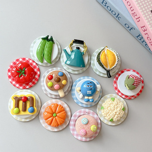 Soporte magnético telescópico universal para teléfono con diseño de tomate, fresa, galleta, anillo de aire para PC y soporte en forma de M - Product Image 3