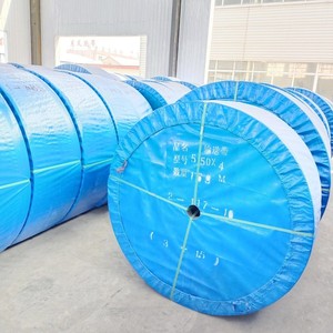 CC56 NN100 EP100 sabuk konveyor datar 400-2200mm poliester/nilon 8-50mm sabuk konveyor EP pertambangan cetakan karet kualitas tinggi - Product Image 4