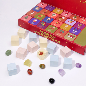 Vente en gros de kit de pierres de culbutage en cristal naturel Boîte à <span class=keywords><strong>poke</strong></span> de Noël Cadeau aveugle d'aventure minière pour enfants Ensemble personnalisable - Product Image 4
