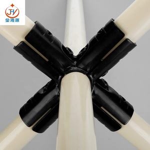 Ensemble de joints métalliques Intersection de cinq tuyaux, connecteur de Tube maigre, Joint métallique HJ-5 pour système de porte-tuyaux - Product Image 1