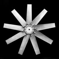 Aspas de Ventilador Industriales de Alto Rendimiento, 9 Aspas, Ángulo Ajustable, Aleación de Aluminio, Rodamiento de Bolas Eléctrico AC, OEM/ODM para Hovercraft