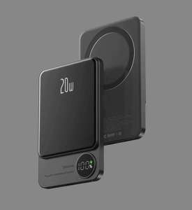 <span class=keywords><strong>Prix</strong></span> d'usine, mini <span class=keywords><strong>chargeur</strong></span> sans fil magnétique double USB 10000mAh Q9 ultra-fin 9mm portable 20W, charge rapide - Product Image 3
