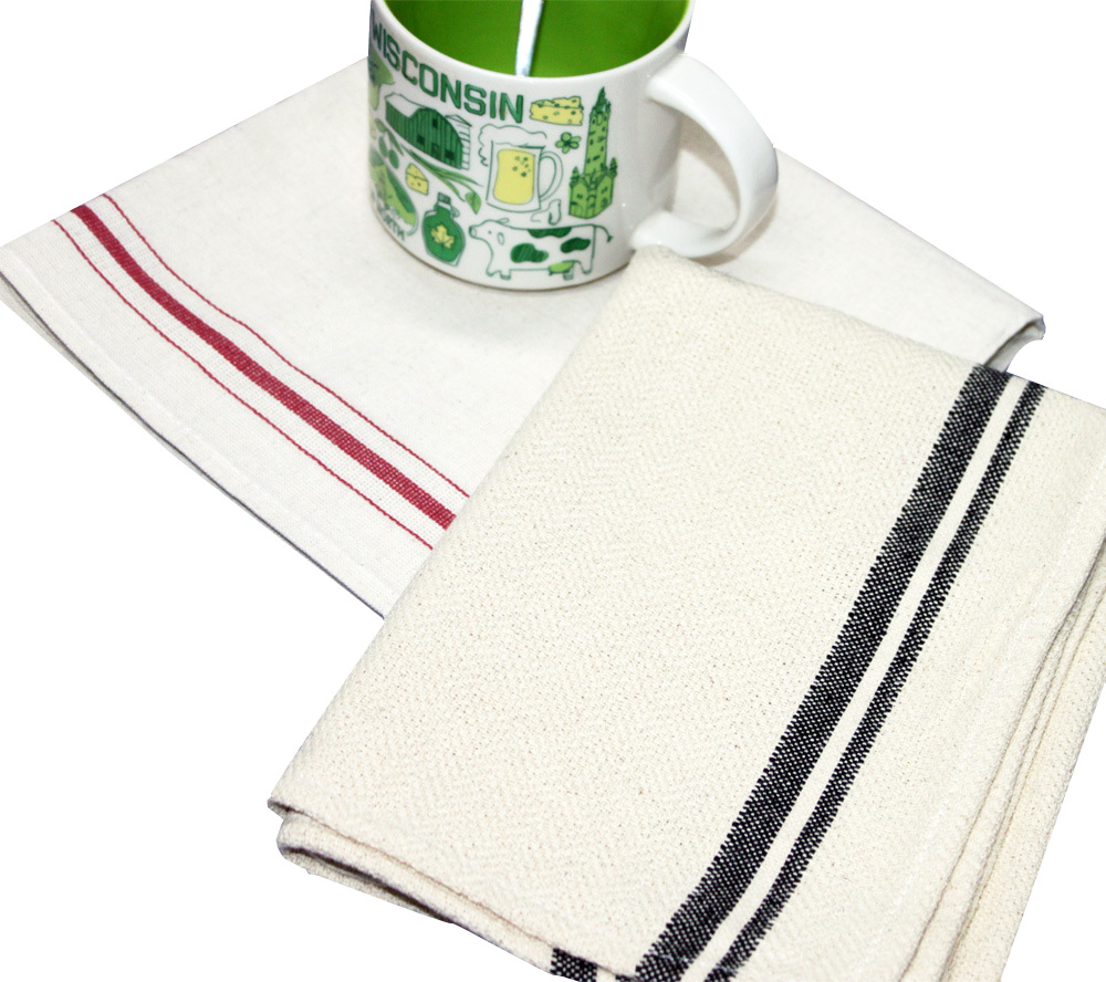 Wholesale 100% Cotton Kitchen Towels Dish Towel Cleaning Cloth Tea Towel with Custom Logo