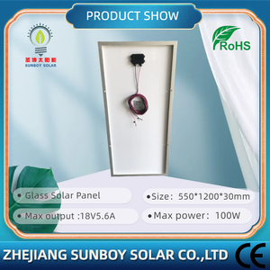 Panneau solaire monocristallin 100W à technologie PERC, modèle SS-100W, pour système d'énergie solaire 100W - Vente chaude - Product Image 3