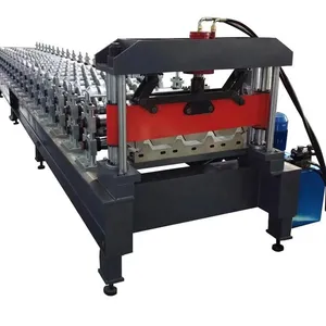 Çin kat güverte rulo şekillendirme makinesi fabrika 1.2mm bondek makinesi