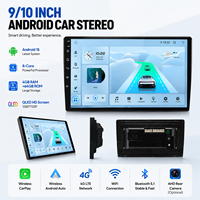 Radio para Auto Android 15 de Fábrica OEM ODM, Pantalla Estéreo Universal de 7/9/10 Pulgadas, CarPlay Inalámbrico, Navegación GPS, Reproductor Multimedia