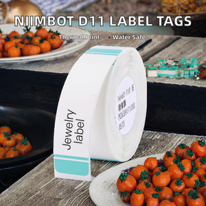 Papier pour codes-barres Niimbot D11, autocollants adhésifs, étiquettes thermiques directes de haute qualité, résistantes à l'eau, en rouleaux - Product Image 2