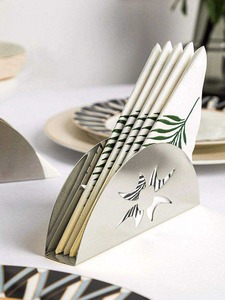 Porte-serviettes décoratif en métal, finition laiton, le plus vendu, pour comptoir de cuisine, hôtels et tables de café, disponible à bon prix - Product Image 5