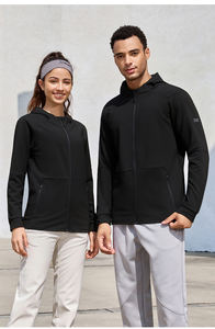 Men's custom logo zipper long-sleeved quick-drying <b>sweatshirt</b> wholesale - Product Image 3