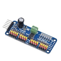 Module de commande de servomoteur PWM 16 canaux PCA9685, module de pilote d'interface robotique avec contrôleur IIC