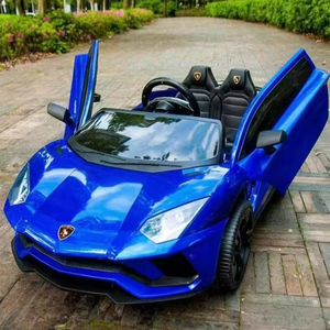 Coche de juguete eléctrico de 4 ruedas 12V7 para niños, Control remoto con batería y asiento de cuero, juego al aire libre para bebés - Product Image 5