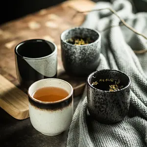 Yeni tasarım japon tarzı seramik çay seti çay kahve fincanı Yerba Mate Set seramik Mate fincan