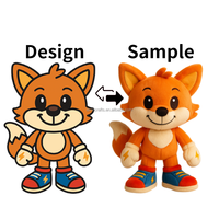 OEM Animal en peluche personnalisé peluche renard jouet personnalisé dessin animé mignon en peluche animal en peluche en peluche pour enfants cadeau et promotion