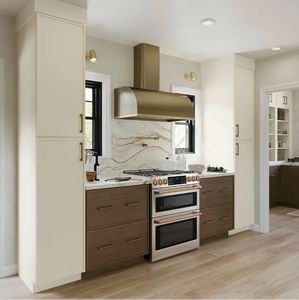 Vermont เฟอร์นิเจอ<span class=keywords><strong>ร์</strong></span><span class=keywords><strong>ท</strong></span>ันสมัยอาหารชุดตู้ครัวแบบสมบูรณ์แบบอัจฉริยะตู้ไม้สีน้ำตาล - Product Image 5