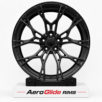 Nouvelles jantes de course personnalisées en aluminium 6061-T6 forgées par flux, 5x112mm |   Jantes en alliage chromé concaves de 19 à 24 pouces, ajustement universel, garantie 1 an