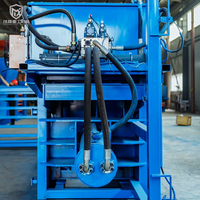 Presse à balles horizontale hydraulique automatique de 100 tonnes pour métaux, blocs densifiés de ferraille, cuivre et aluminium pour le commerce des alliages