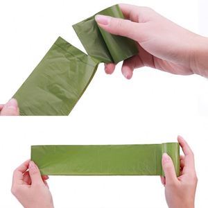 Sacs à déjections pour animaux de compagnie biodégradables en gros du fabricant, emballés en boîte, avec distributeur - Product Image 3