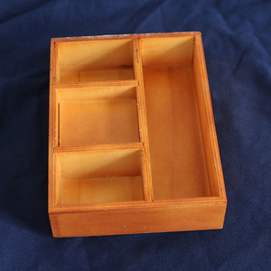 Boîte en <span class=keywords><strong>bois</strong></span> bleu naturel moderne, carrée, avec compartiments, organiseur, <span class=keywords><strong>porte</strong></span>-crayons, boîte à plantes succulentes en <span class=keywords><strong>bois</strong></span> - Product Image 6