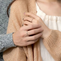 Anillos Lisos de Plata de Ley 925 al por Mayor, Anillos Sencillos para Parejas, Joyería de Boda, en Stock