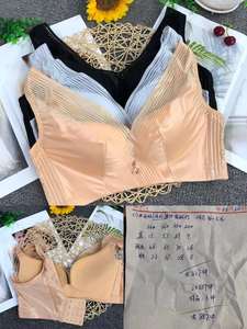 Sharicca Custom Logo Bra and Panty Set Seamless Laser Cut Wireless Bra and Thong Ice Silk Women Underwear Set for Young Girls - Product Image 4