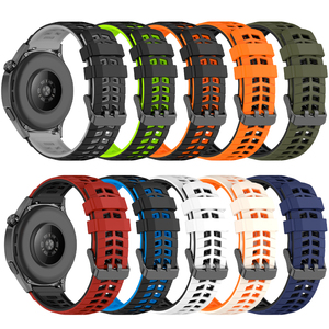 <span class=keywords><strong>Correa</strong></span> de reloj de 22mm para <span class=keywords><strong>SUUNTO</strong></span> VERTICAL 2/RACE 2 S/<span class=keywords><strong>SUUNTO</strong></span> <span class=keywords><strong>5</strong></span> 9PEAK PRO, <span class=keywords><strong>correa</strong></span> transpirable de silicona para pulseras HUAWEI Samsung Amazfit - Product Image 5
