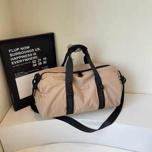 Sac de voyage léger et portable pour la douche, avec logo personnalisé, moderne, pour chaussures, séparation sec/humide, yoga, sport, bagage à roulettes - Product Image 5