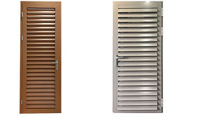 Porte d'écran commerciale en aluminium avec design de porte à persiennes et quincaillerie de marque allemande - Product Image 4