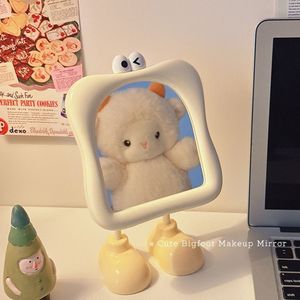 Cute Cartoon <b>Makeup</b> <b>Mirror</b> Desktop <b>Vanity</b> <b>Mirror</b> Plastic Small Table Cosmetic <b>Mirrors</b> for Student Dormitory Bedroom - Product Image 2