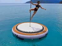Scène flottante gonflable personnalisée de haute qualité Aoqile pour les événements de pole dance