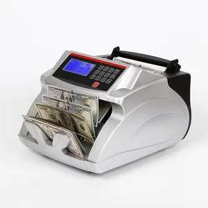 2818 Compteuse de Billets Machine à Compter l'Argent Détecteur de Faux Billets pour <span class=keywords><strong>EURO</strong></span> et <span class=keywords><strong>Dollars</strong></span> Américains - Product Image 5