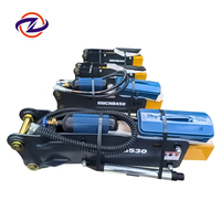 Marteau hydraulique de brise-roche de mini excavatrice de 1-6 tonnes burin 35MM 45MM 53MM marteau hydraulique