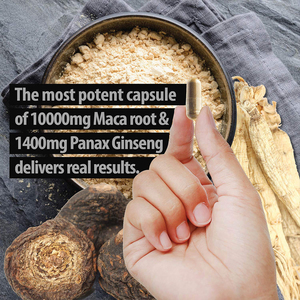 Suplemento de Raíz de Maca Negra OEM 10000 mg, Cápsulas de Ginseng Panax de 1400 mg, Cápsulas de Raíz de Maca Negra, Roja y Amarilla - Product Image 3