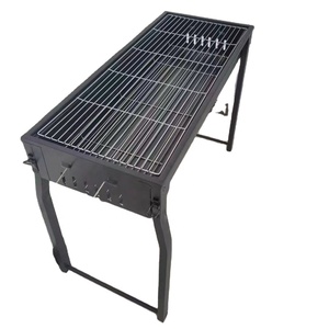 Portable en gros personnalisé barbecue gril extérieur <span class=keywords><strong>charbon</strong></span> de <span class=keywords><strong>bois</strong></span> Barbecue fosse terrasse arrière-cour fumeur Anti-brûlure poignée Camping cuisinière - Product Image 1