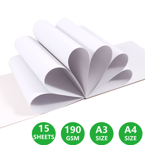 Carta <span class=keywords><strong>da</strong></span> <span class=keywords><strong>Disegno</strong></span> Formato <span class=keywords><strong>A3</strong></span> A4, 15 <span class=keywords><strong>Fogli</strong></span> 30 Pagine, per Pittura ad Acrilico, Olio e Tecniche Miste, con Copertina Rigida e Dorso Spesso - Product Image 4