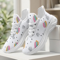 Chaussures de course POD UA Print pour femmes, légères, respirantes, avec empeigne en mesh et semelle amortie, chaussures personnalisées par sublimation.