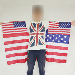 Capa con Bandera Americana, Disfraz para el 4 <span class=keywords><strong>de</strong></span> Julio, Día <span class=keywords><strong>de</strong></span> la Independencia, Capa Patriótica con la Bandera <span class=keywords><strong>de</strong></span> EE. UU. para Hombres y Mujeres - Product Image 6